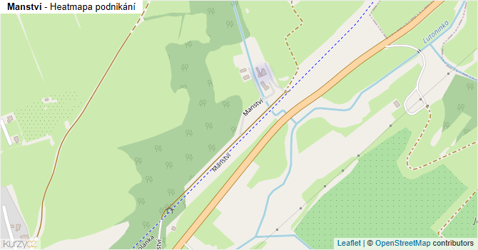 Manství - mapa podnikání