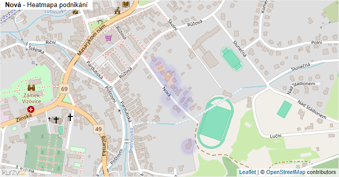 Nová - mapa podnikání