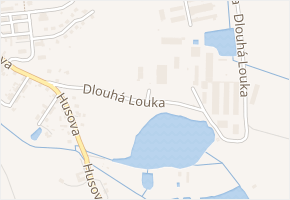 Dlouhá Louka v obci Vlachovo Březí - mapa ulice