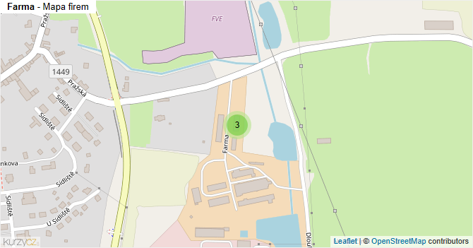 Farma - mapa firem