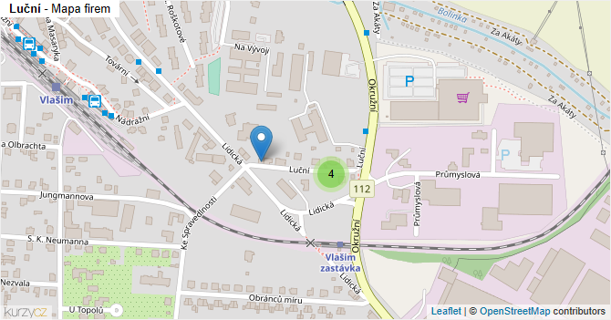 Luční - mapa firem