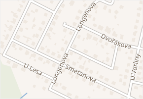 Oskara Nedbala v obci Vlašim - mapa ulice