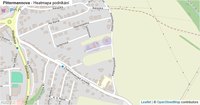 Pittermannova - mapa podnikání