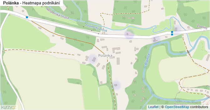 Polánka - mapa podnikání