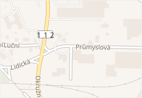 Průmyslová v obci Vlašim - mapa ulice