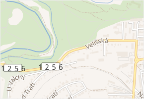 Velíšská v obci Vlašim - mapa ulice