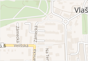 Zámecká v obci Vlašim - mapa ulice