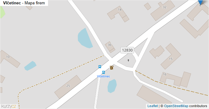 Vlčetínec - mapa firem