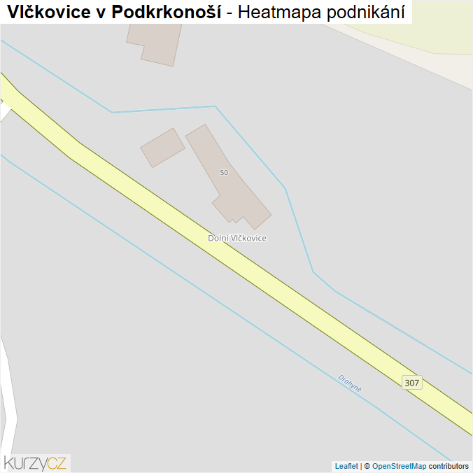Mapa Vlčkovice v Podkrkonoší - Firmy v obci.
