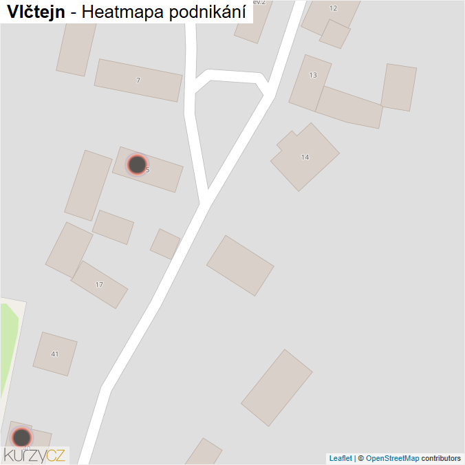 Mapa Vlčtejn - Firmy v obci.