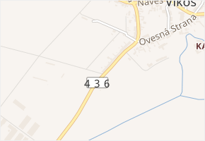 Kyselovská v obci Vlkoš - mapa ulice