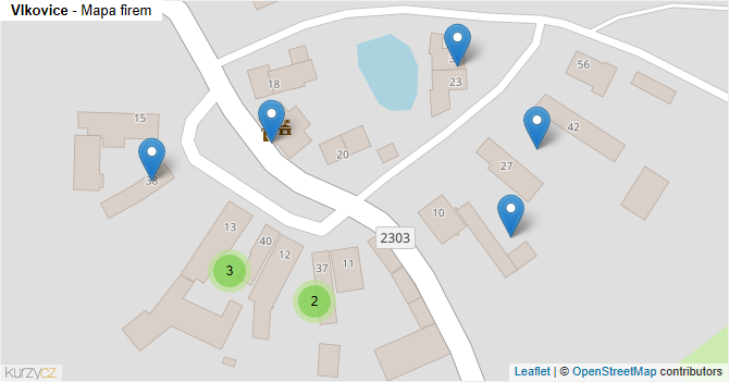 Vlkovice - mapa firem