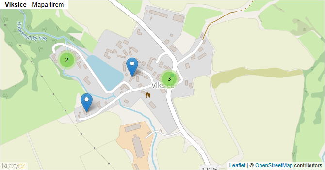Vlksice - mapa firem