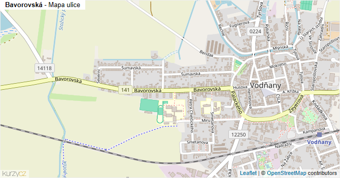 Bavorovská - mapa ulice