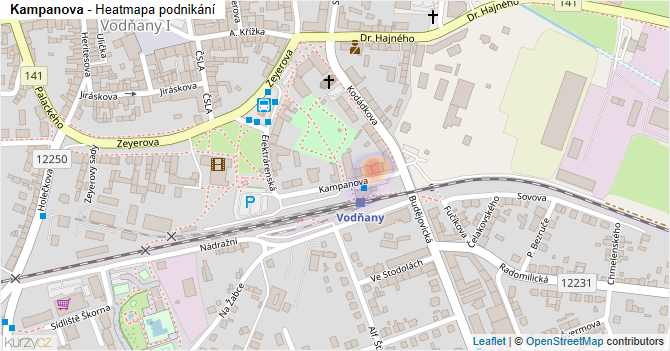 Kampanova - mapa podnikání
