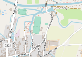 Staromostecká v obci Vodňany - mapa ulice