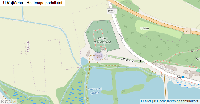 U Vojtěcha - mapa podnikání