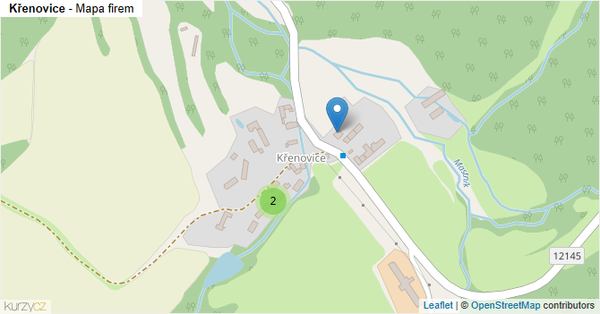Křenovice - mapa firem