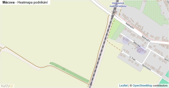 Mácova - mapa podnikání