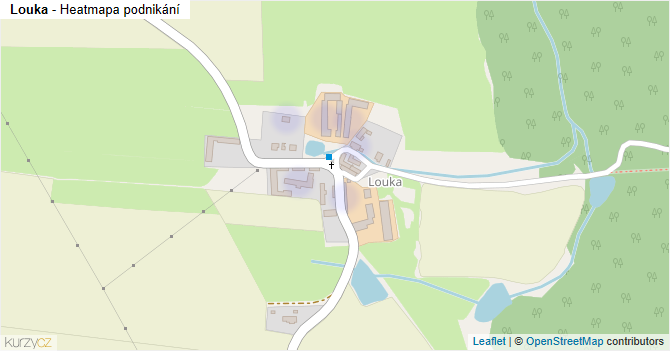 Louka - mapa podnikání