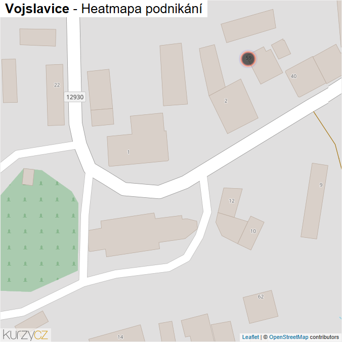 Mapa Vojslavice - Firmy v obci.