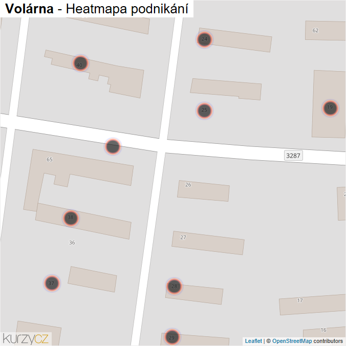 Mapa Volárna - Firmy v obci.
