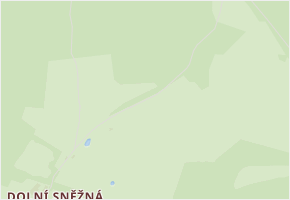 Dolní Sněžná v obci Volary - mapa ulice