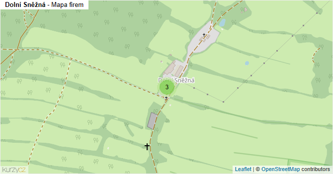 Dolní Sněžná - mapa firem
