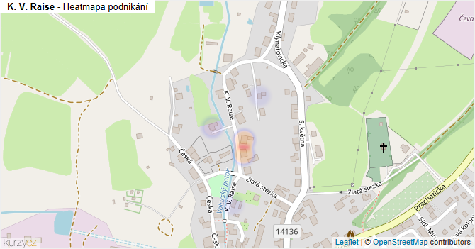 K. V. Raise - mapa podnikání