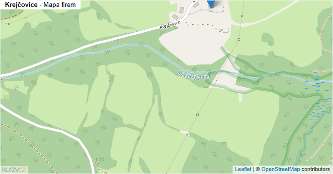 Krejčovice - mapa firem