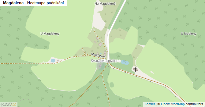 Magdalena - mapa podnikání