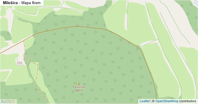 Milešice - mapa firem