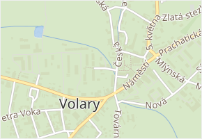 Příčná v obci Volary - mapa ulice