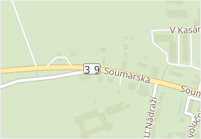 Soumarská v obci Volary - mapa ulice