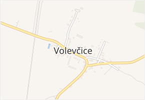 Volevčice v obci Volevčice - mapa části obce