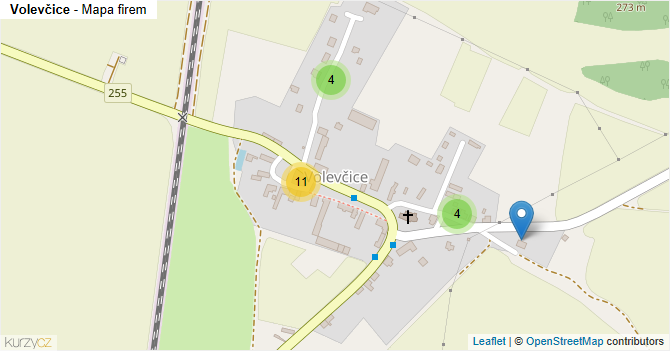 Volevčice - mapa firem