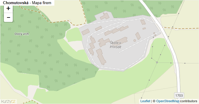 Chomutovská - mapa firem