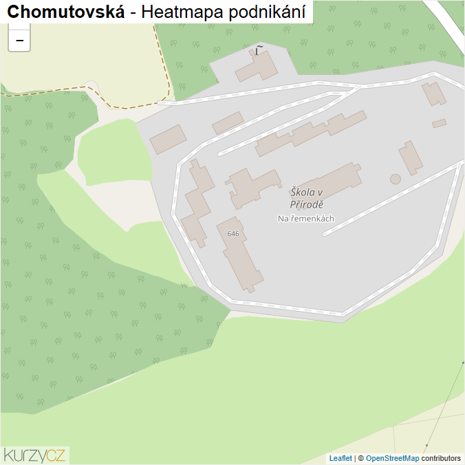 Mapa Chomutovská - Firmy v ulici.