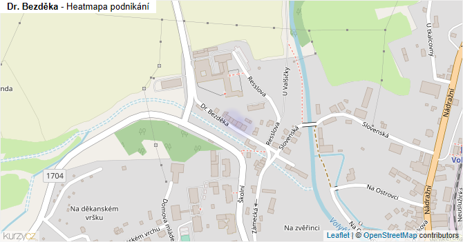 Dr. Bezděka - mapa podnikání