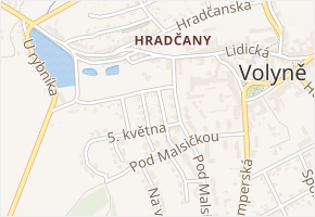 Klostermannova v obci Volyně - mapa ulice