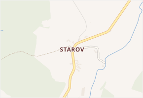 Starov v obci Volyně - mapa části obce