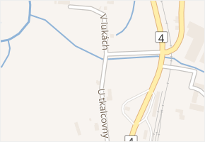 U tkalcovny v obci Volyně - mapa ulice