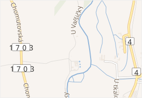 U Valšičky v obci Volyně - mapa ulice