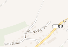 K Louži v obci Vonoklasy - mapa ulice
