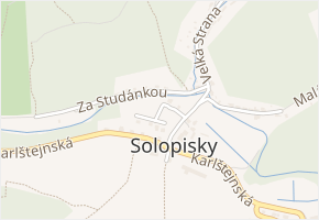 U Kapličky v obci Vonoklasy - mapa ulice