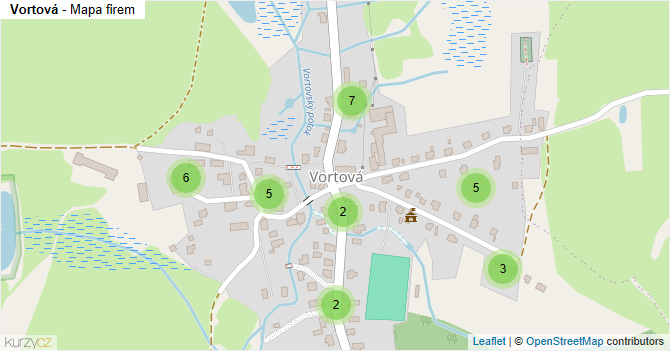Vortová - mapa firem