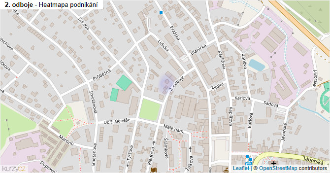 2. odboje - mapa podnikání