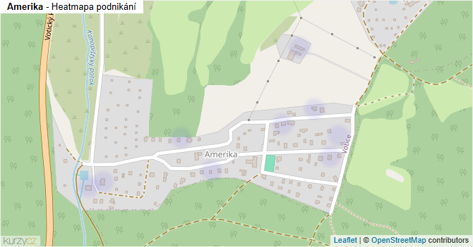 Amerika - mapa podnikání