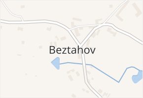Beztahov v obci Votice - mapa části obce