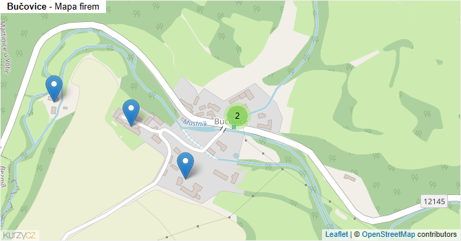 Bučovice - mapa firem